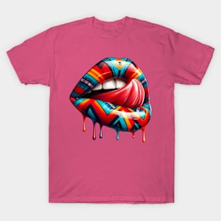 Native Drip Lips T-Shirt